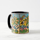 "Tea and Tuxie" 11 oz マグカップ (正面左)