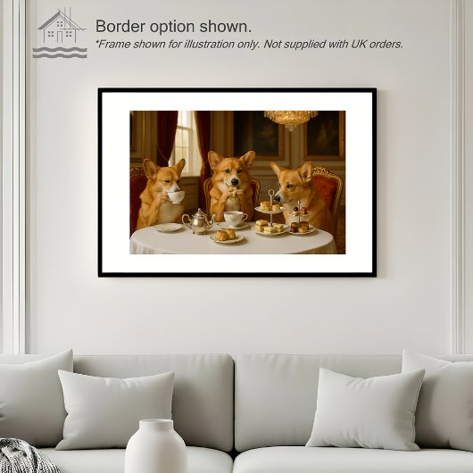 Tea at the Palace - Wall Art Print ポスター