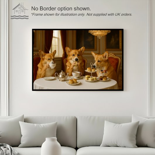 Tea at the Palace - Wall Art Print ポスター