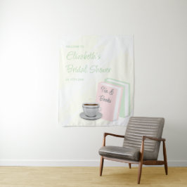 Tea & Books Bridal Shower タペストリー