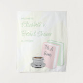 Tea & Books Bridal Shower タペストリー (正面)