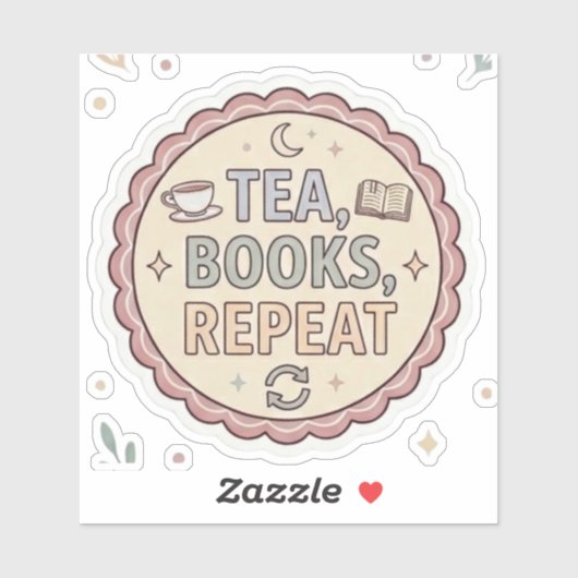 Tea Books Repeat シール (シート)