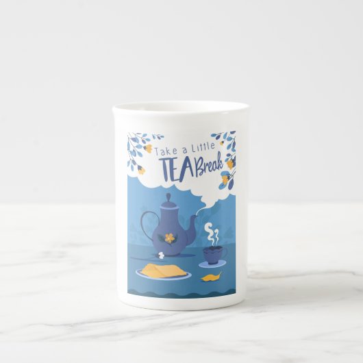 Tea Break Design Bone China Specialty Mug ボーンチャイナマグカップ (正面)
