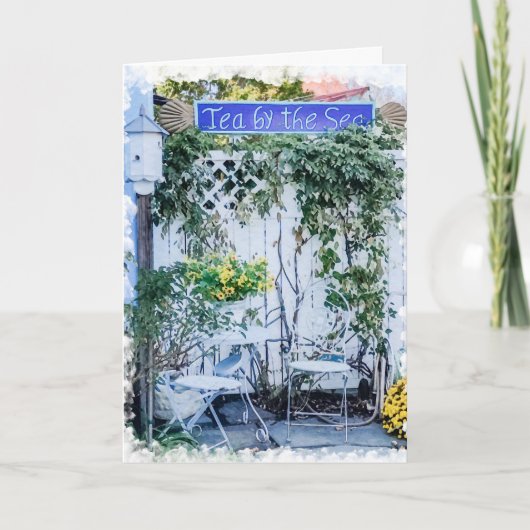 Tea by the Sea - Notecard カード (正面)