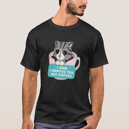 Tea Cat Tシャツ (正面)