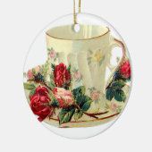 Tea Cup Ceramic Ornament セラミックオーナメント (左)