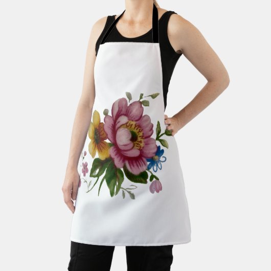 Tea Cup Floral Bouquet エプロン (インサイチュ)