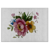 Tea Cup Floral Bouquet カッティングボード (正面)