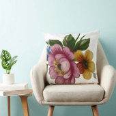 Tea Cup Floral Bouquet クッション