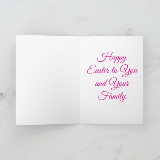 Tea Cup Floral Bouquet シーズンカード (内部)