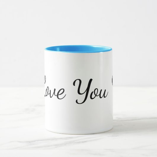 Tea Cup I Love You ❤️ マグカップ (中央)