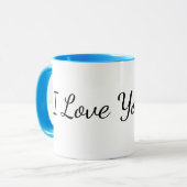 Tea Cup I Love You ❤️ マグカップ (正面左)