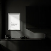 Tea Definition Dictionary Poster ポスター