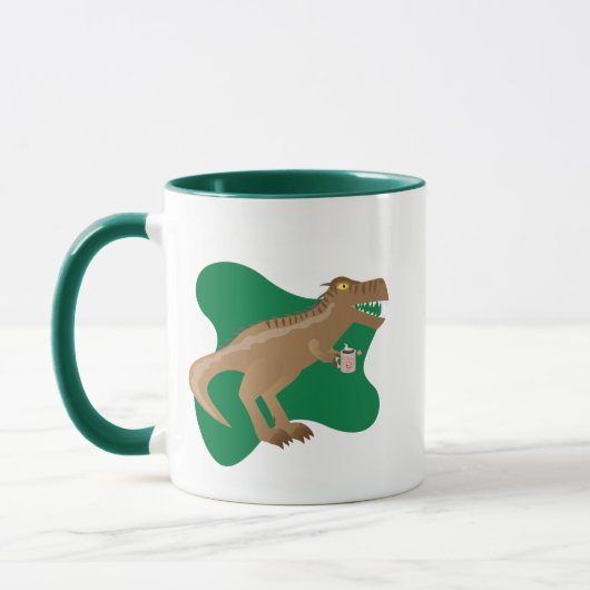 Tea First, then we talk T-Rex マグカップ (左)