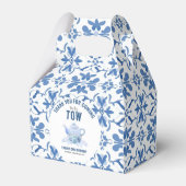 Tea for Two - フラワー 2歳の誕生日パーティー フェイバーボックス (正面サイド)