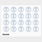 Tea for Two - フラワー 2歳の誕生日パーティー ラウンドシール (シート)