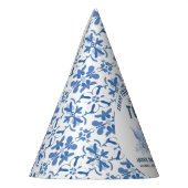 Tea for Two – Floral 2nd Birthday Party パーティーハット (左)