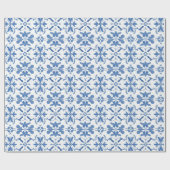 Tea for Two – Floral 2nd Birthday Party ラッピングペーパー (フラット)