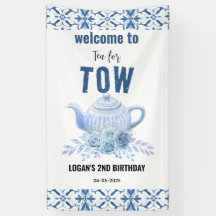 Tea for Two – Floral 2nd Birthday Welcome
