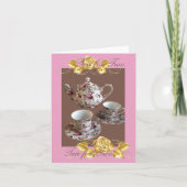 Tea for Two note card サンキューカード (正面)