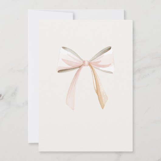 Tea for Two Pastel Birthday Invitation for Girls 招待状 (裏面)