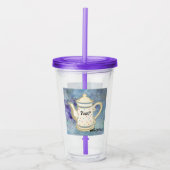 Tea? #FROMily ファンダム劉ダイナーデザイン アクリルタンブラー (正面)