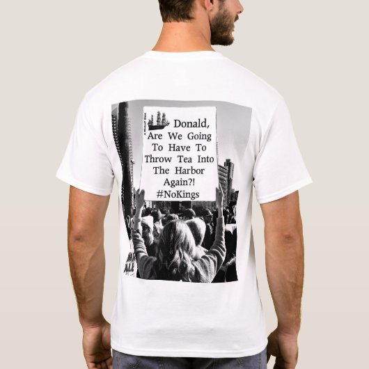 Tea In The Harbor (両面) - MisterPシャツ Tシャツ (裏面)