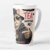 Tea Is My Life ネコママ ラテマグ (右アングル)