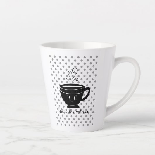 Tea is the solution, tea for every time. カフェラテマグ (右)