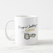 Tea Kettle Lover, Illustration Mug Gifts for Tea  コーヒーマグカップ (左)