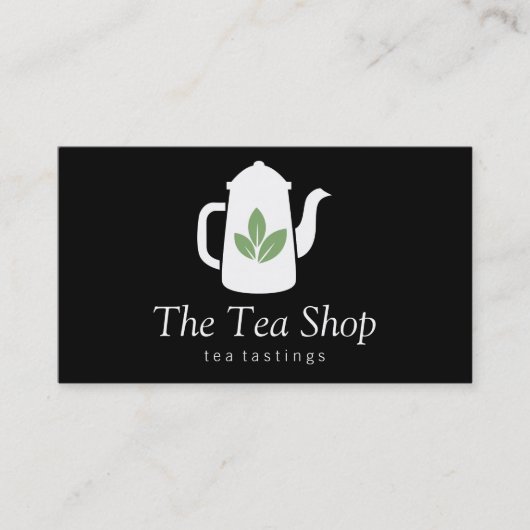 Tea Leaf | ティーポット 名刺 (正面)