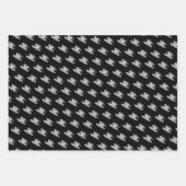 Tea Lover Drawing Minimalist ラッピングペーパーシート (正面3)