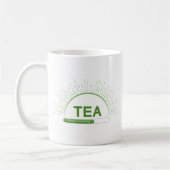 Tea Lover Good Morning Green Mug コーヒーマグカップ (左)