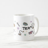 Tea Lovers Mug, Illustration  コーヒーマグカップ (正面右)