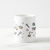 Tea Lovers Mug, Illustration  コーヒーマグカップ (中央)