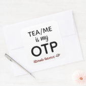 Tea/MeはOTPスタンプ スクエアシール (封筒)