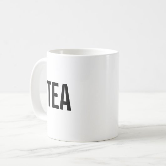 Tea minimalist mug コーヒーマグカップ (正面左)