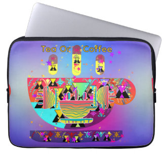 Tea Or Coffee Creative Coffee Cup ラップトップスリーブ