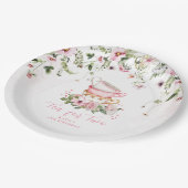 Tea Party 2nd Birthday Plates ペーパープレート (アングル)