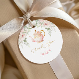 Tea Party Baby Shower フェイバータグ