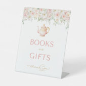 Tea Party Baby Shower Books and Gifts 台座サイン (正面)
