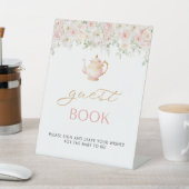 Tea Party Baby Shower Guest Book 台座サイン (インサイチュ)