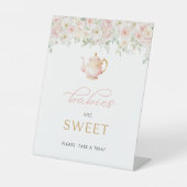 Tea Party Baby Shower Treat 台座サイン (正面)