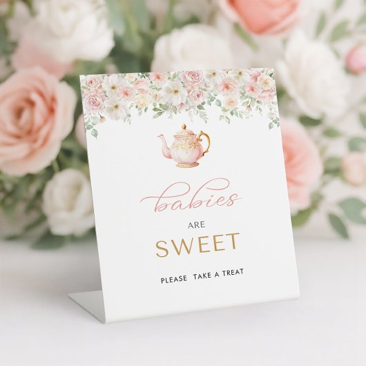 Tea Party Baby Shower Treat 台座サイン