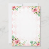 Tea Party Birthday Invitation 招待状 (裏面)