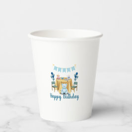 Tea Party Birthday Paper Cups 紙コップ