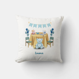 Tea Party Birthday Throw Pillow Gift クッション