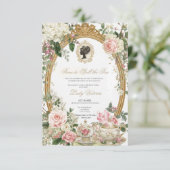 Tea Party Bridal Shower | 紅茶を楽しむ時間 招待状 (スタンド正面)