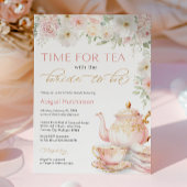 Tea Party Bridal Shower Invitation 招待状