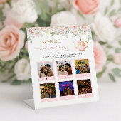 Tea Party Bridal Shower Where Were They 台座サイン